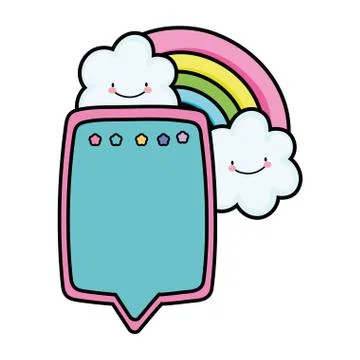 Communication bubble draw design vector illustration Illustrazione stock