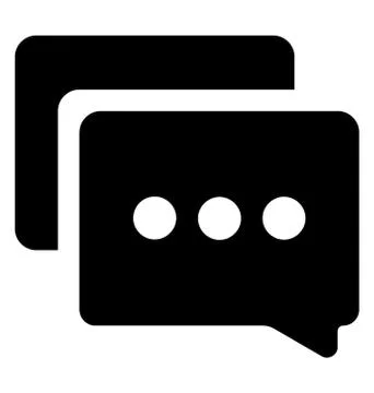 Communication Bubble Vector Stock Illustration