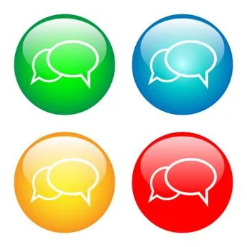 Communication bubbles Stock Illustration