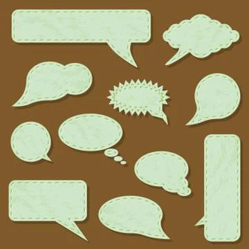 Communication bubbles Stock Illustration