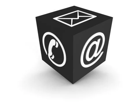 Communication Channels - grey Stock Illustration