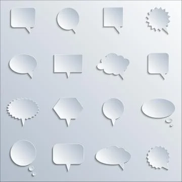 Communication clouds Stock Illustration