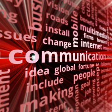 Communication concept 3d rendering 스톡 일러스트