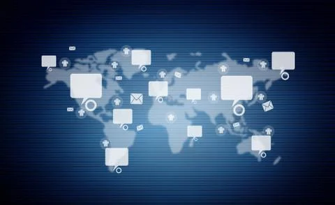 Communication Concept Background Stock Illustration