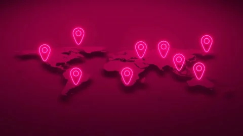 Communication concept. Connection all over the World. Technology. Stock Footage 225455008