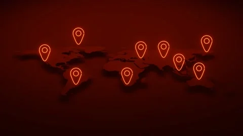 Communication concept. Connection all over the World. Technology. Stock Footage 225455040