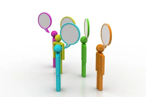 Communication concept Free Stock Illustration