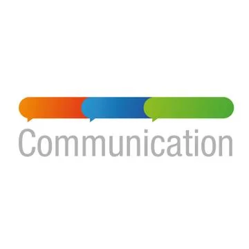 Communication concept speech bubble sign Stock Illustration