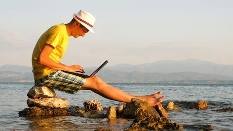 Communication. Connection Digital Devices Technology Concept. Business man Vídeos de archivo 129085755