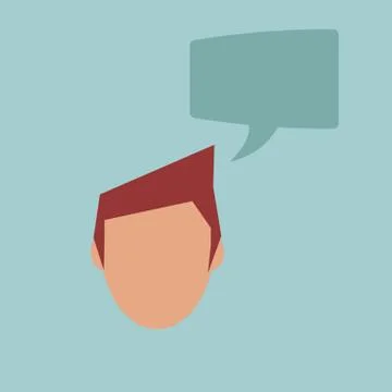 Communication design. bubble icon. Flat illustration , vector イラスト素材