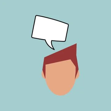 Communication design. bubble icon. Flat illustration , vector Illustrazione stock