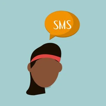 Communication design. bubble icon. Flat illustration , vector Stockillustratie
