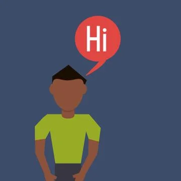 Communication design. bubble icon. Flat illustration , vector Illustrazione stock