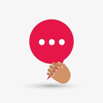 Communication design. bubble icon. Flat illustration , vector イラスト素材