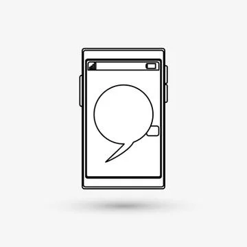 Communication design. bubble icon. Flat illustration , vector イラスト素材