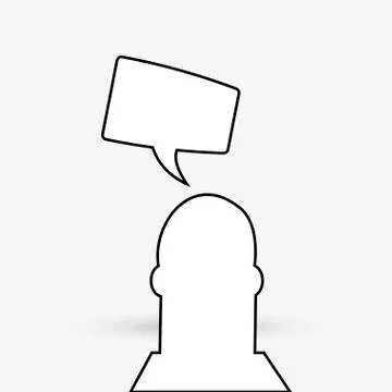 Communication design. bubble icon. Flat illustration , vector Stock Illustration