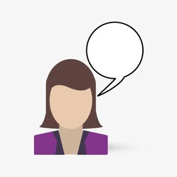 Communication design. bubble icon. Flat illustration , vector Illustrazione stock