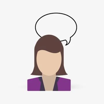Communication design. bubble icon. Flat illustration , vector イラスト素材