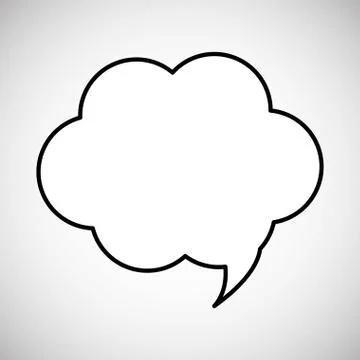 Communication design. bubble icon. Flat illustration, vector gra Stockillustratie