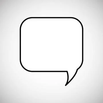 Communication design. bubble icon. Flat illustration, vector gra Illustrazione stock