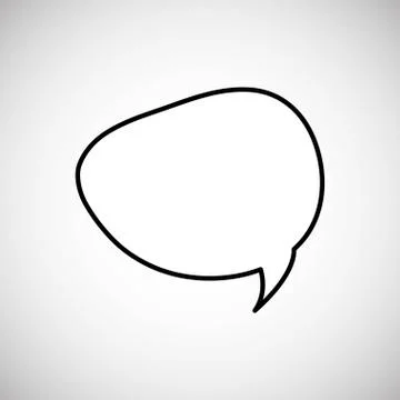 Communication design. bubble icon. Flat illustration, vector gra Illustrazione stock