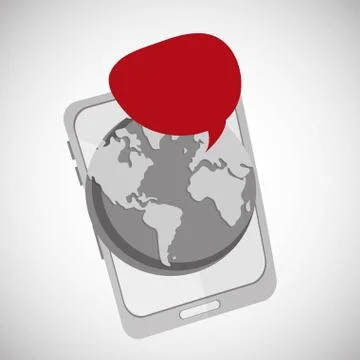 Communication design. bubble icon. Flat illustration, vector gra イラスト素材