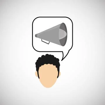 Communication design. bubble icon. Flat illustration, vector gra Illustrazione stock