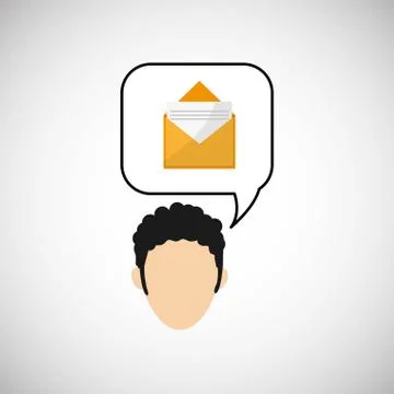 Communication design. bubble icon. Flat illustration, vector gra イラスト素材