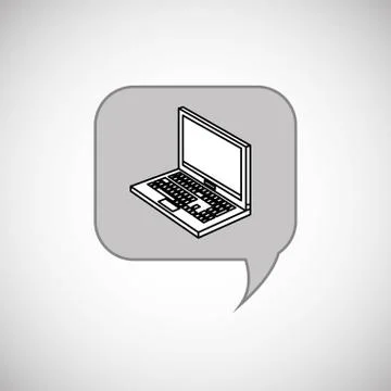 Communication design. bubble icon. Flat illustration, vector gra Illustrazione stock