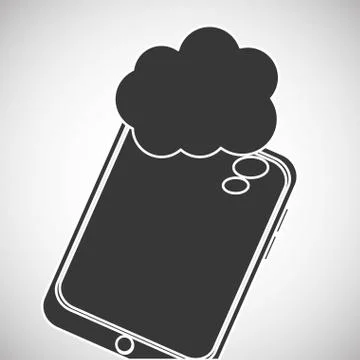 Communication design. bubble icon. Flat illustration, vector gra Stock Illustration