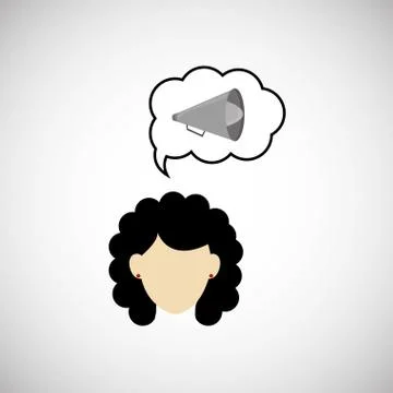 Communication design. bubble icon. Flat illustration, vector gra Stock Illustration