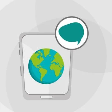 Communication design. bubble icon. Flat illustration, vector gra Illustrazione stock