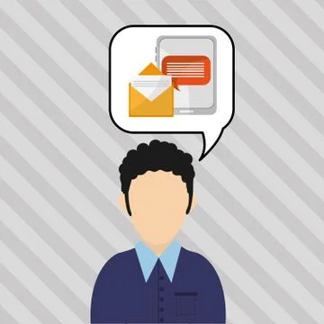 Communication design. bubble icon. Flat illustration, vector gra 스톡 일러스트