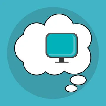 Communication design. bubble icon. Flat illustration, vector gra 스톡 일러스트
