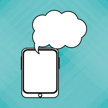 Communication design. bubble icon. Flat illustration, vector gra Illustrazione stock