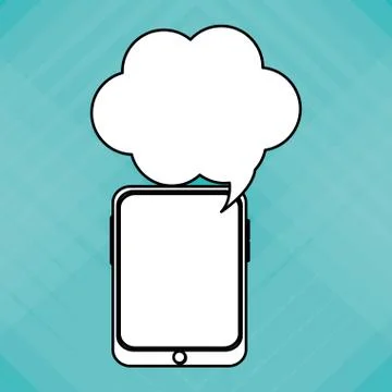 Communication design. bubble icon. Flat illustration, vector gra Illustrazione stock