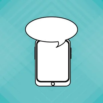 Communication design. bubble icon. Flat illustration, vector gra Stock Illustration