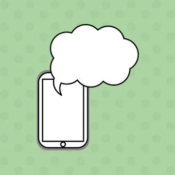 Communication design. bubble icon. Flat illustration, vector gra Illustrazione stock