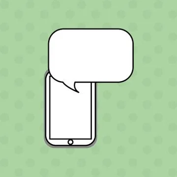 Communication design. bubble icon. Flat illustration, vector gra Stock Illustration