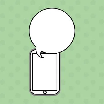 Communication design. bubble icon. Flat illustration, vector gra Stockillustratie
