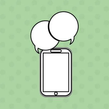 Communication design. bubble icon. Flat illustration, vector gra イラスト素材