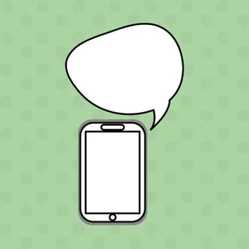 Communication design. bubble icon. Flat illustration, vector gra Illustrazione stock