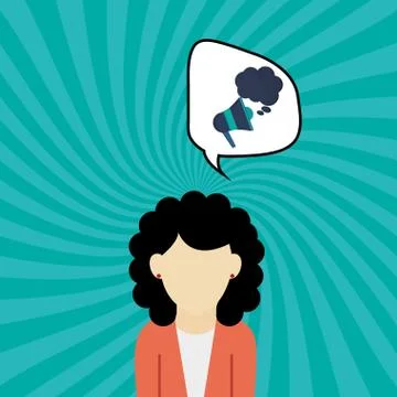 Communication design. bubble icon. Flat illustration, vector gra Illustrazione stock