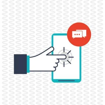 Communication design. Cursor icon. Colorful illustration , vector イラスト素材