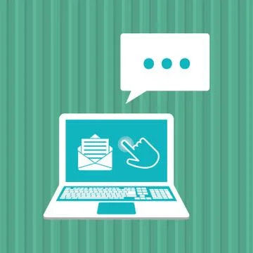 Communication design. Cursor icon. Colorful illustration , vector Stockillustratie