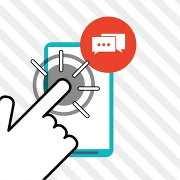 Communication design. Cursor icon. Colorful illustration , vector イラスト素材