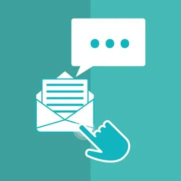 Communication design. Cursor icon. Colorful illustration , vector Stockillustratie