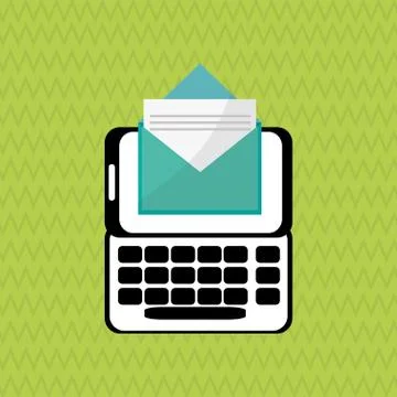 Communication design. Media icon. Flat illiustration, vector graphic Stock Illustration