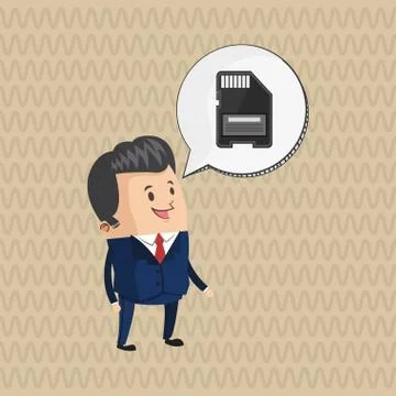 Communication design. Media icon. Flat illiustration, vector graphic Stock Illustration