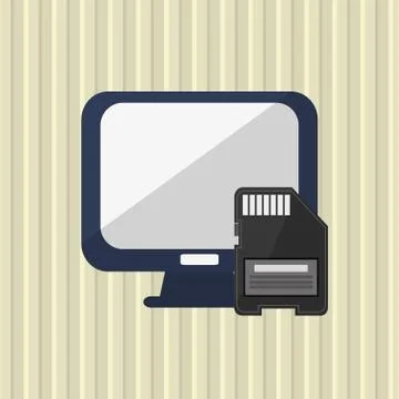Communication design. Media icon. Flat illiustration, vector graphic Illustrazione stock